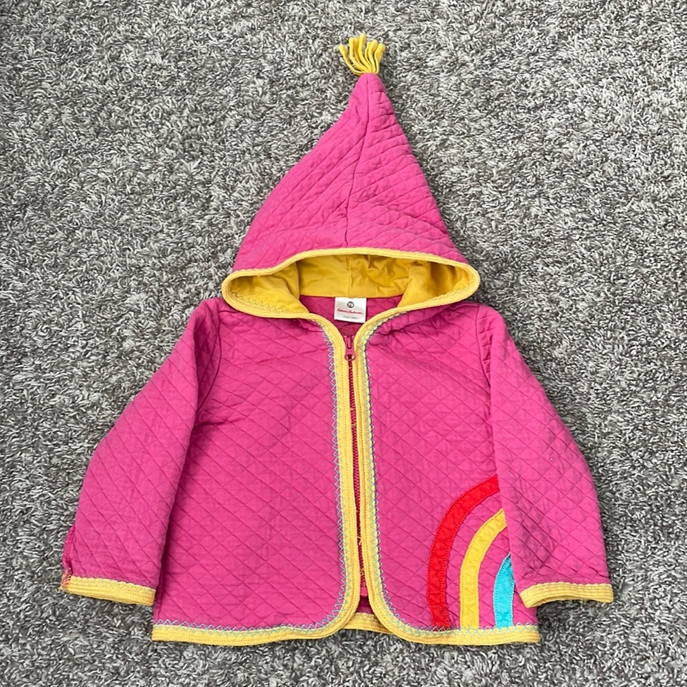 Hanna Anderson Zip-Up Quilted Jacket